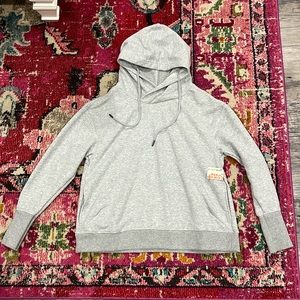 free people grey hoodie NWT